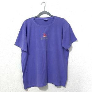 Purple Seabrook Island beach vacation short sleeve shirt size XL